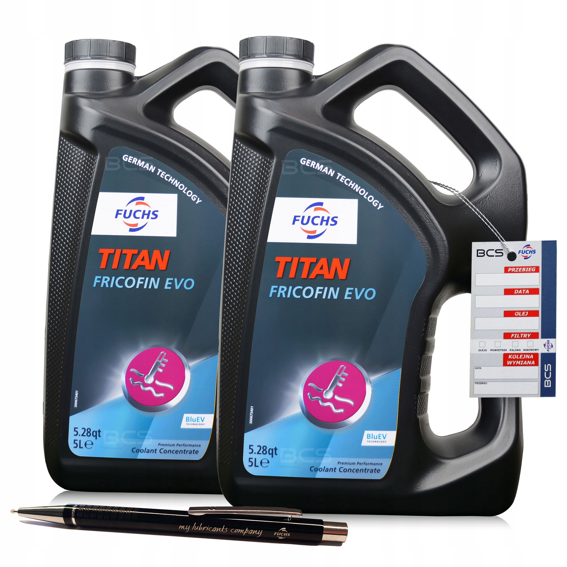10 LITRÓW FUCHS FRICOFIN EVO VW G12EVO PŁYN DO CHŁODNIC KONCENTRAT 5L
