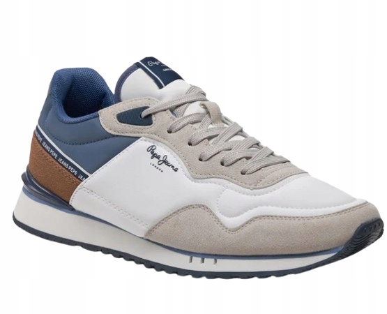 Pepe Jeans London Seal Pánské Boty Bílé Sportovní Nízké 41 Awf