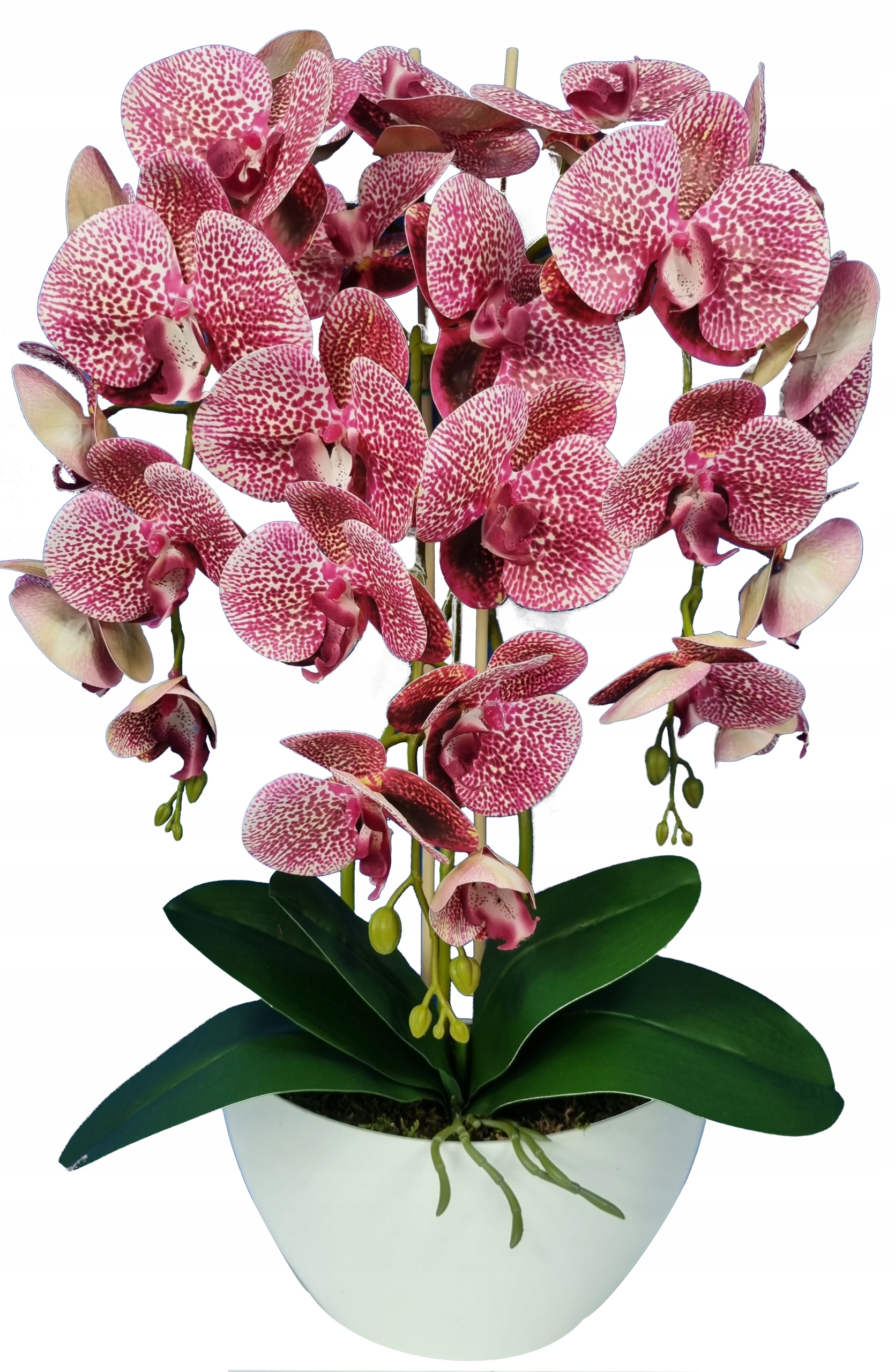 

Storczyk Sztuczny Kwiaty Orchidea 3P guma jak żywy