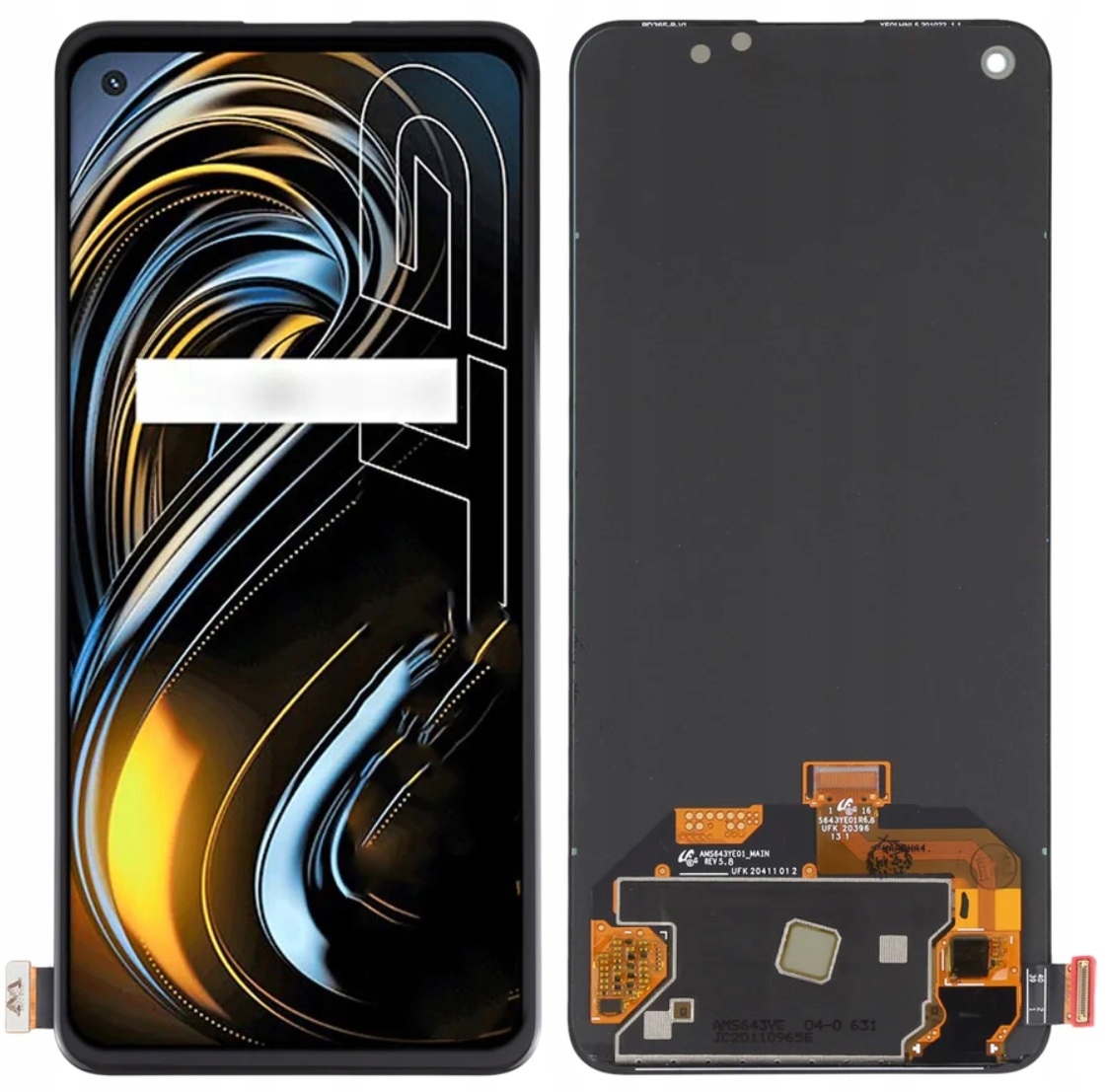LCD displej dotykový displej Rychlý pro Oppo Realme Gt 5G RMX2202 Oled