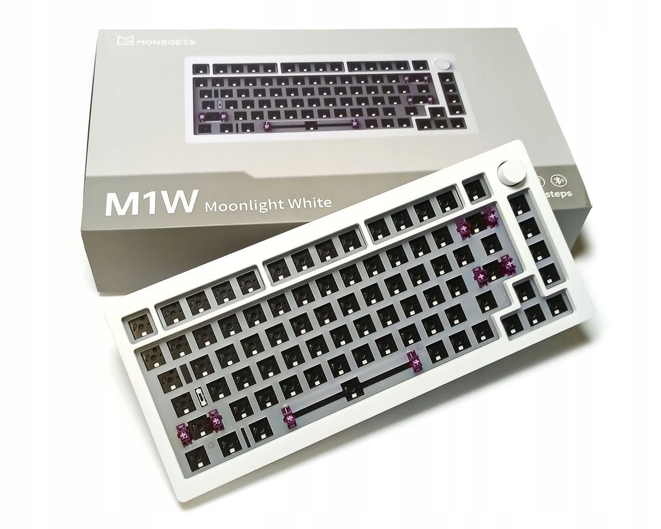 Ciężka Metalowa Bezprzewodowa Ładna Gamingowa Hot Swap Bluetooth Rgb Nkro