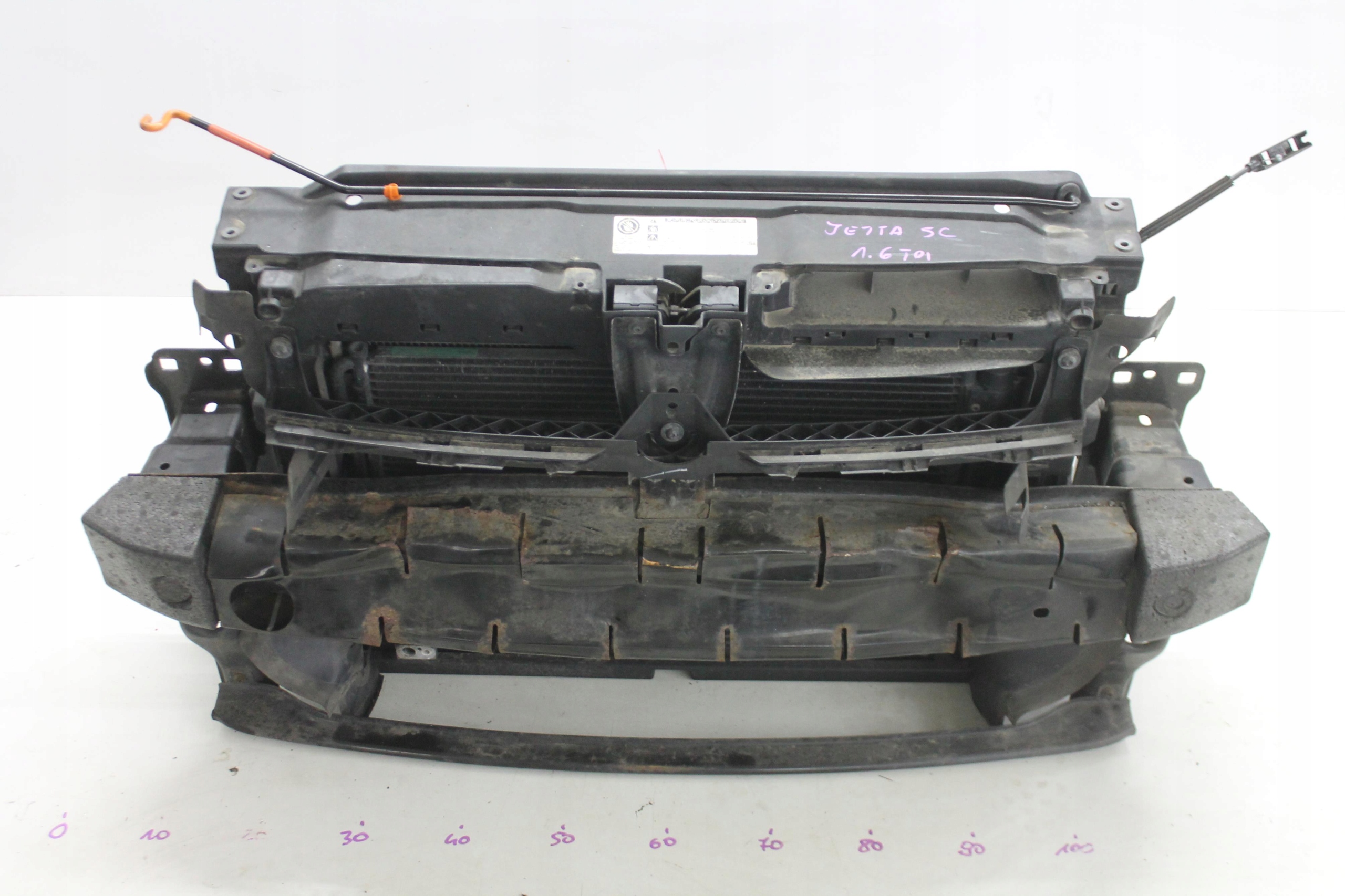 support panel for radiators radiator KOMPLET VW JETTA VI 5C 1.6 TDI 10-14