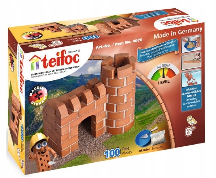 

Teifoc 4070 Budowle Z Cegiełek Zamek I