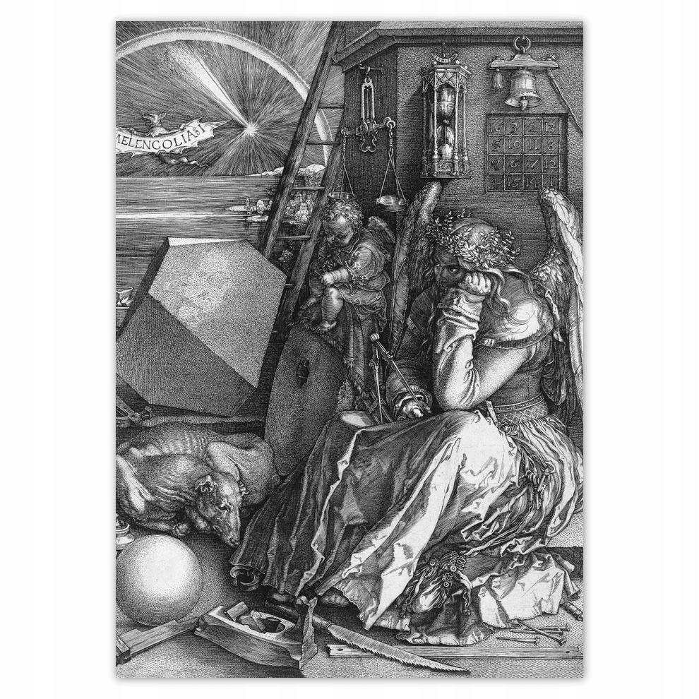 

Naklejki 50x70 A Dürer Melancholia I