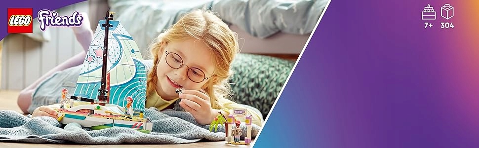 LEGO Friends 41716 Stephanie i przygoda pod żaglami Waga produktu z opakowaniem jednostkowym 0.15 kg
