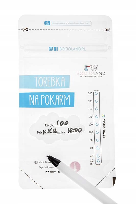 BOCIOLAND WORECZKI NA POKARM MLEKO MROŻENIA 30szt. Marka Bocioland