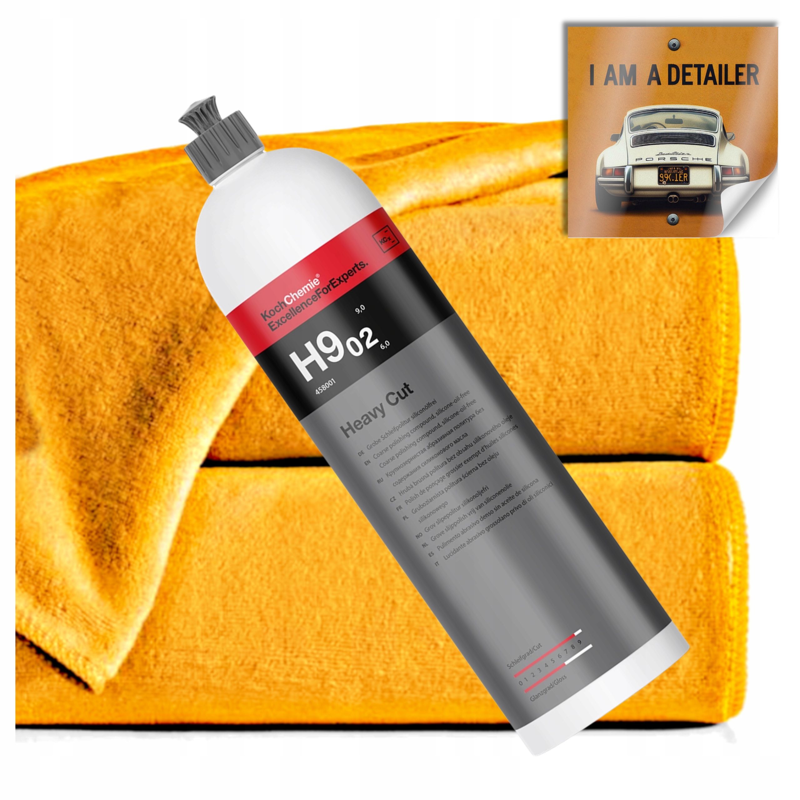 Koch Heavy Cut H9.02 Silne rezná leštiaca pasta odstraňuje škrabance 1000 ml 1L