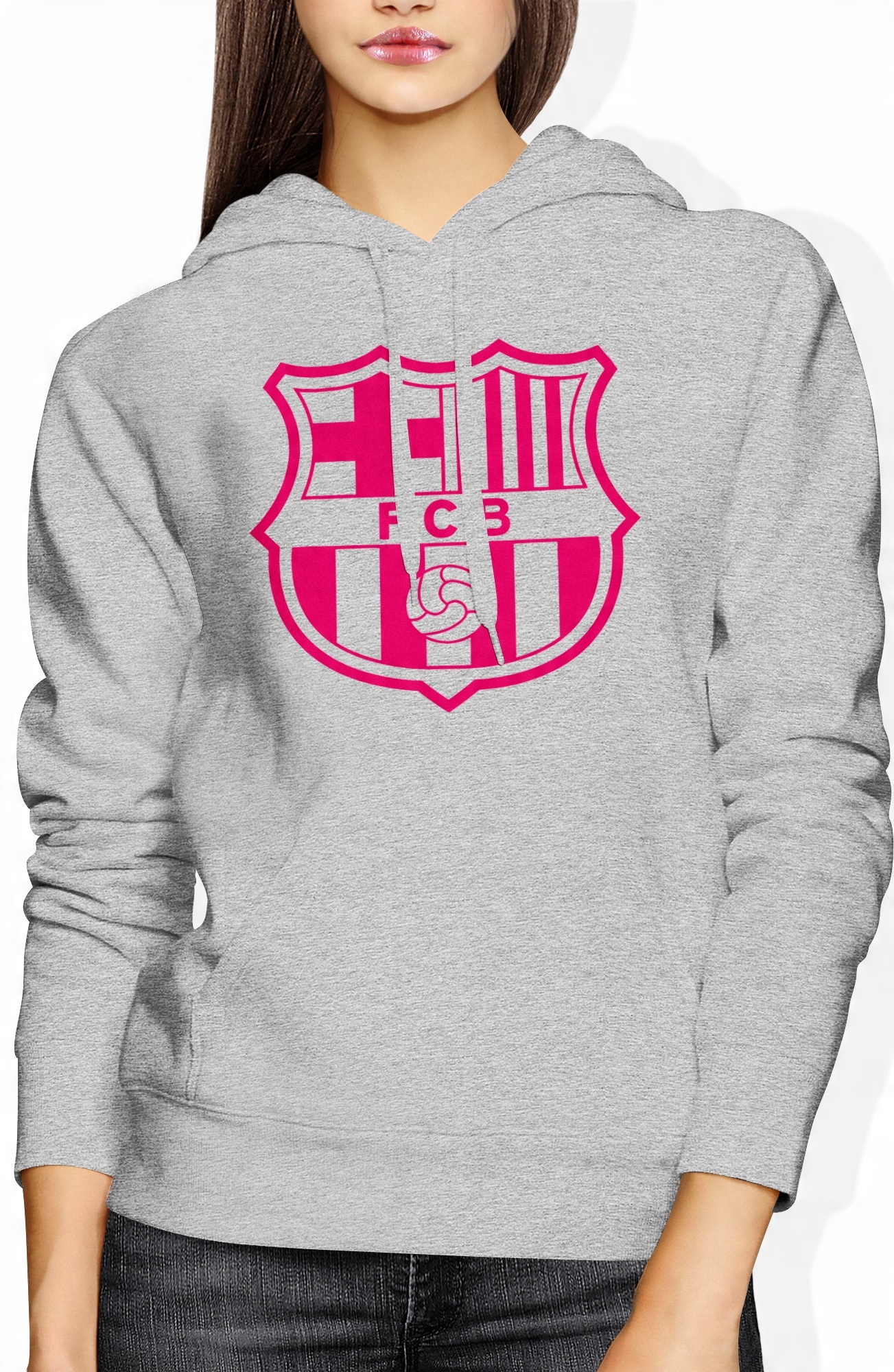 

Damska Bluza Z Kapturem Barcelona Messi Rozmiar L