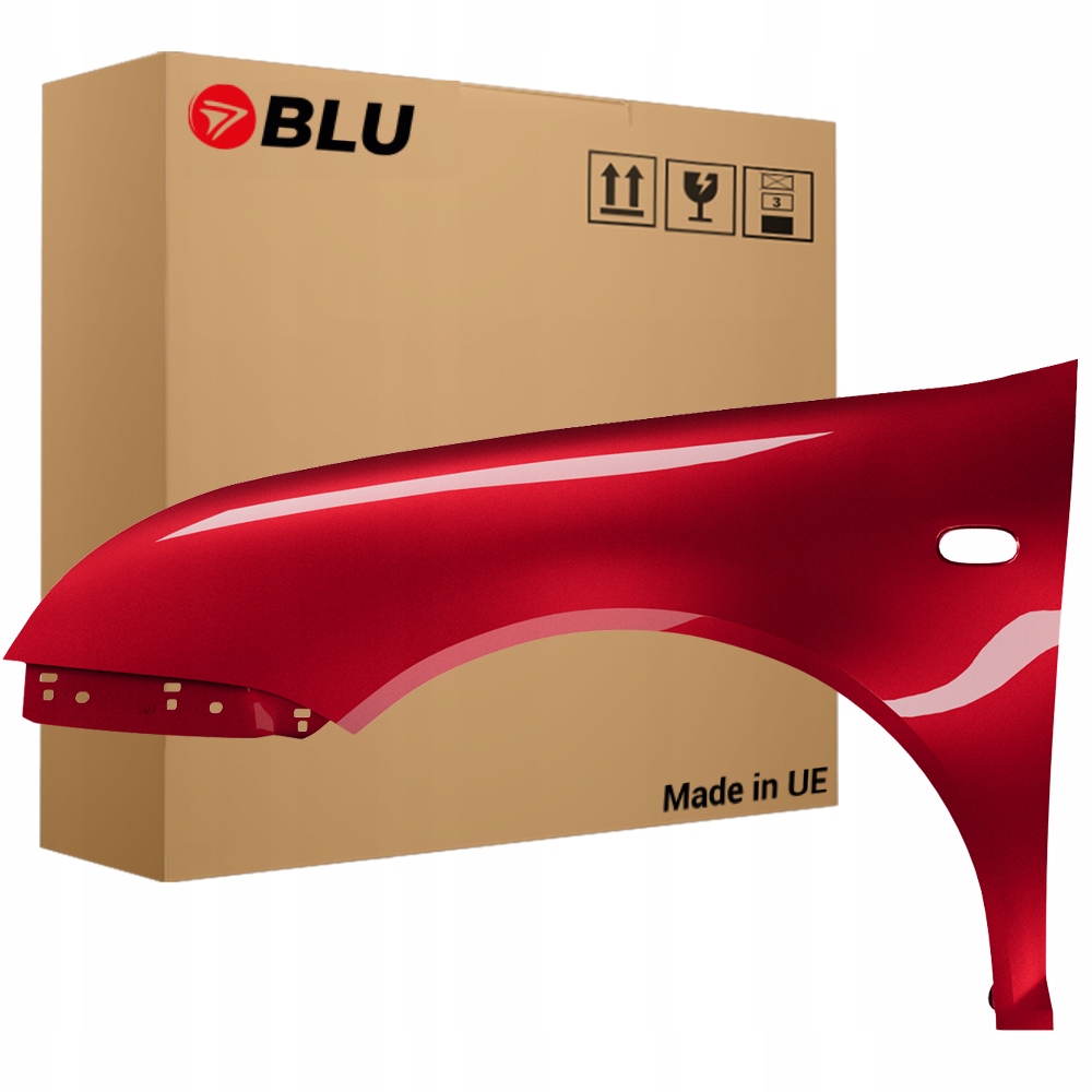 Blu Blatník Vw Bora LC3K levý červený 98-05 1J přední pozink CanyonRot