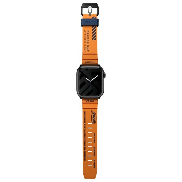 Pasek Do Apple Watch 45 44 42 MM Skinarma Shokku Pomarańczowy Opaska