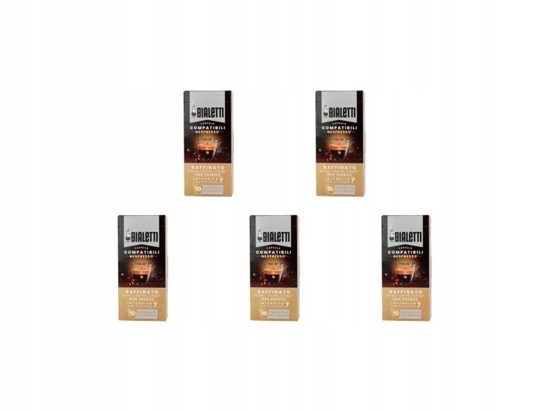 Kapsułki Bialetti Raffinato do ekspresu Nespresso 5szt