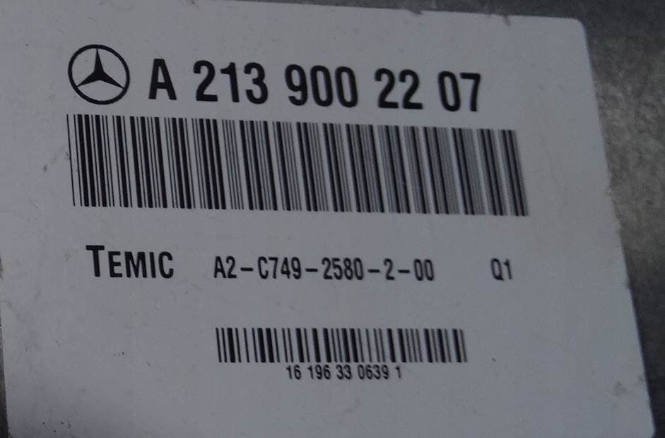 IDEALNY module springing TEMIC MERCEDES W213 1 9