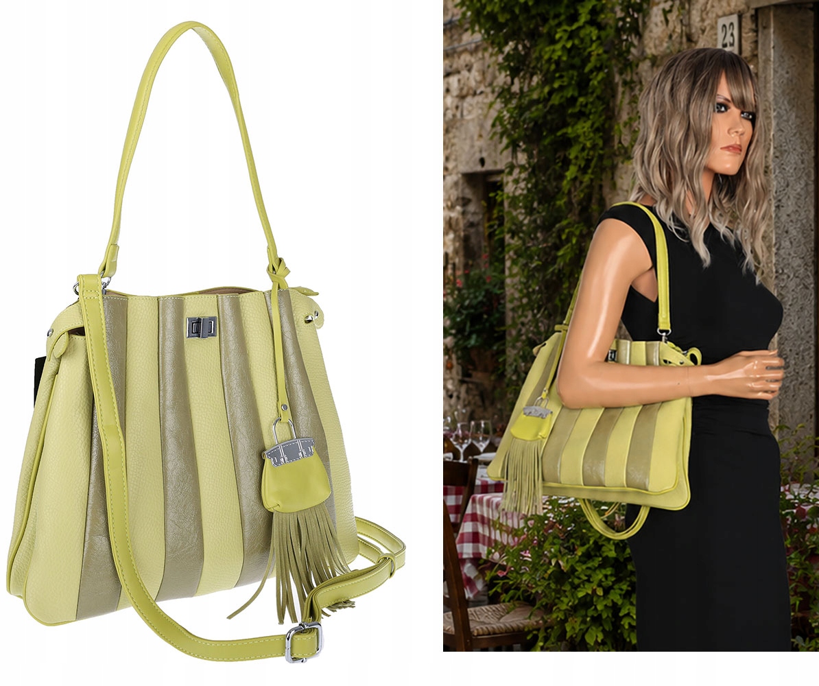 Dámská kabelka Přes Rameno Kufřík Shopper Taška přes rameno MC682 Zelená
