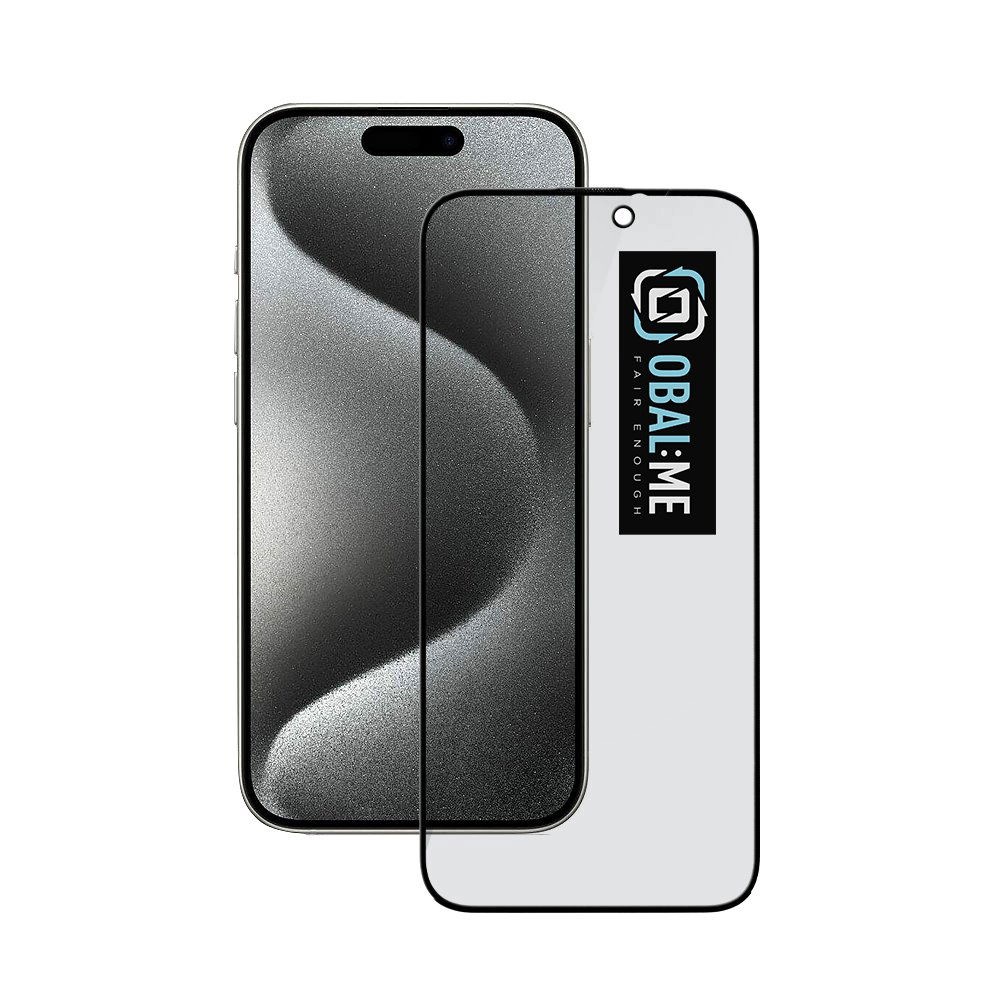 Obal:me Privacy 5D Szkło hartowane do Apple iPhone 15 Pro czarne