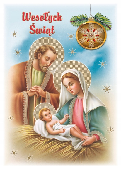 POCZTÓWKA KARTKA Boże Narodzenie ŚWIĘTA 1 SZTUKA