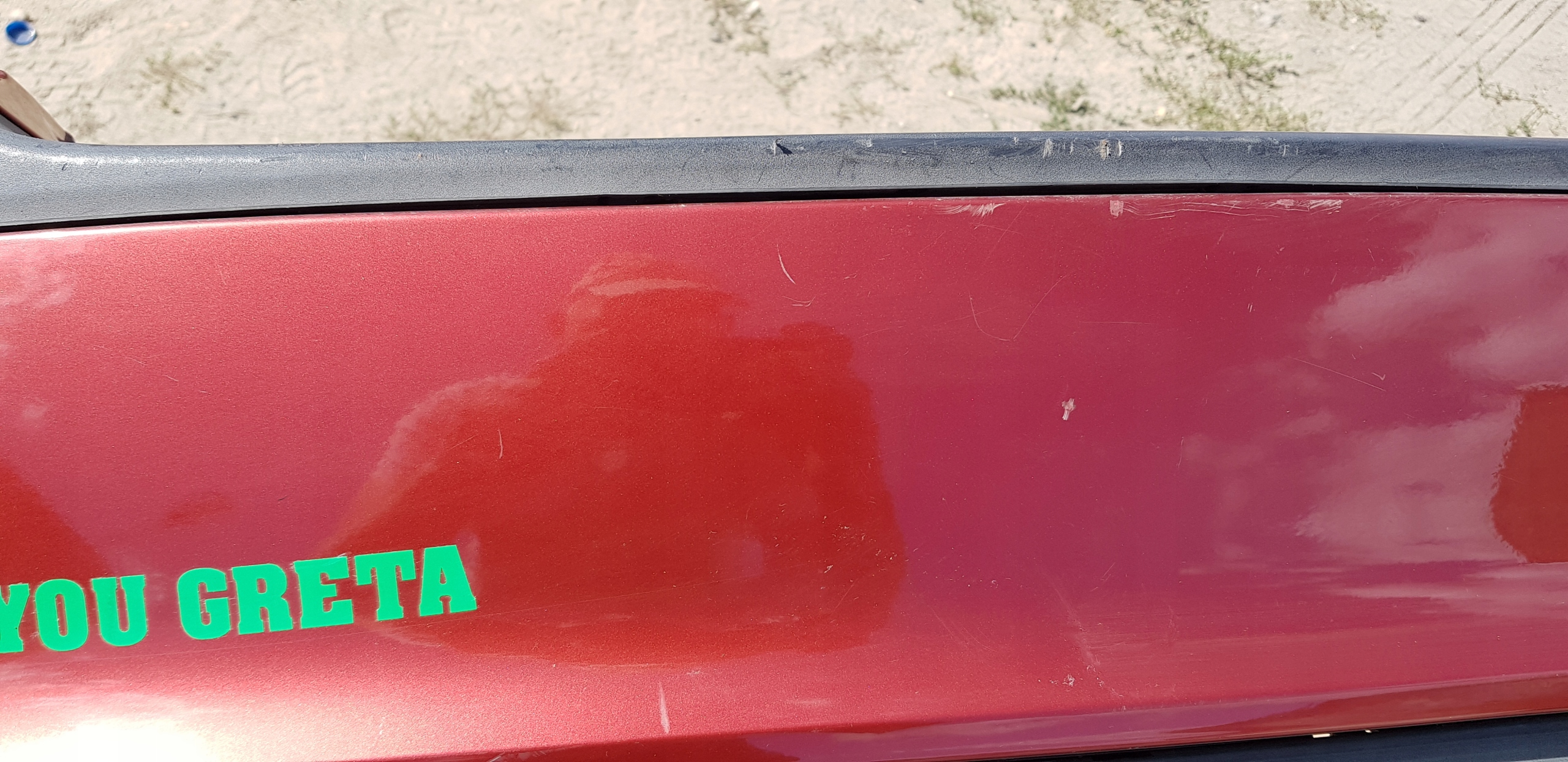 BMW E46 Stoßstange heck KOMBI SIENAROT 2