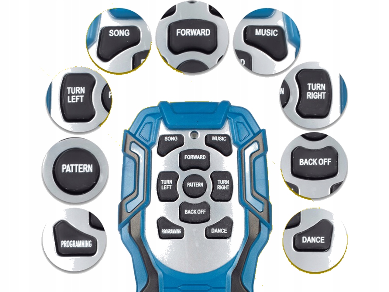 Zdalnie Sterowany ROBOT Na Pilota Chodzi TAŃCZY INTERAKTYWNY ŚWIECI ŚPIEWA Efekty dźwiękowe świetlne