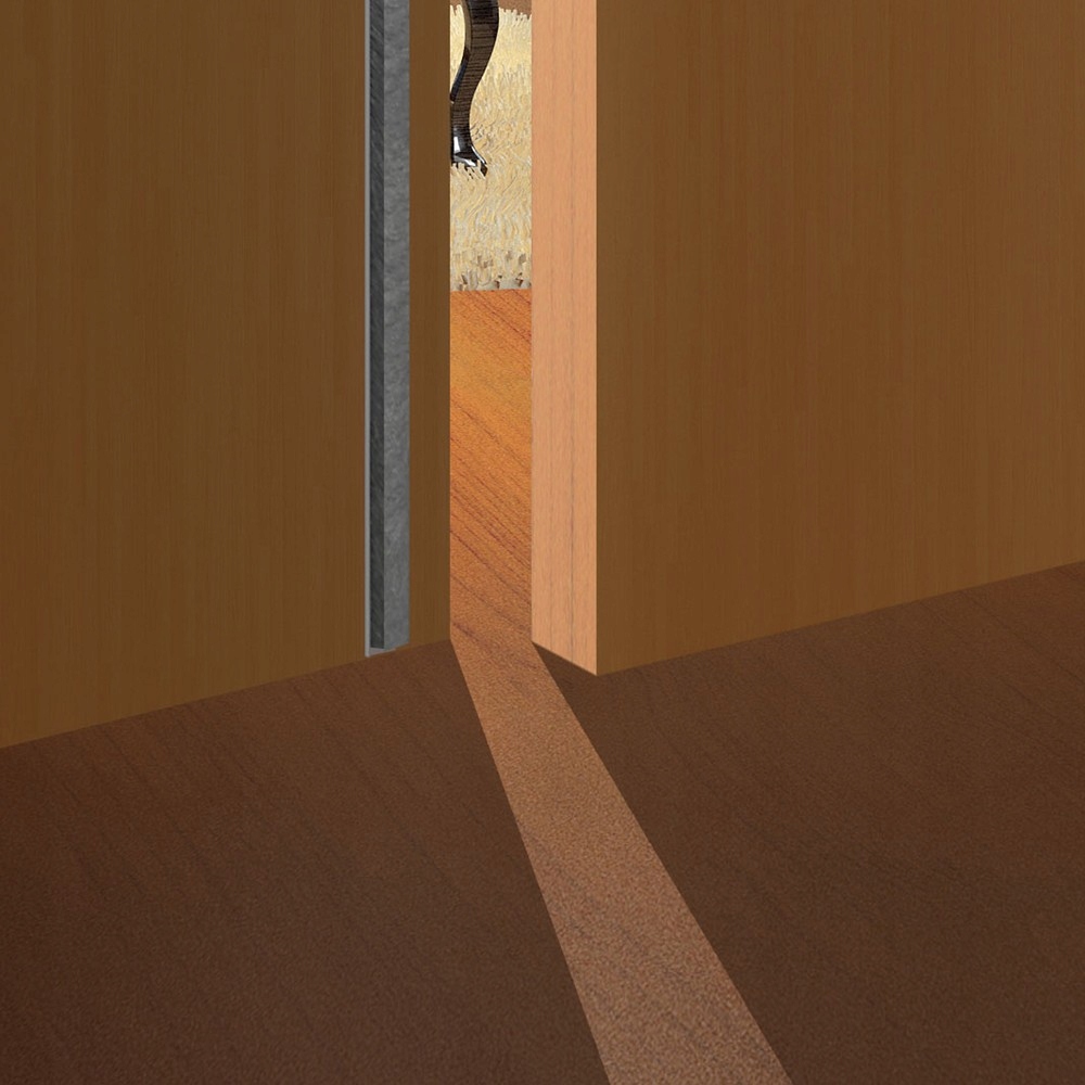 Szczotka samoprzylepna, przeciwkurz. szara, 5,5mb Długość 550 cm