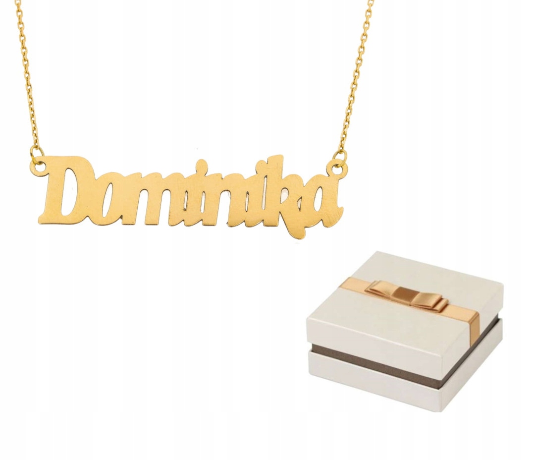 Zlato 585 Zlatý náhrdelník Jméno Domi 14 karátů ZN37