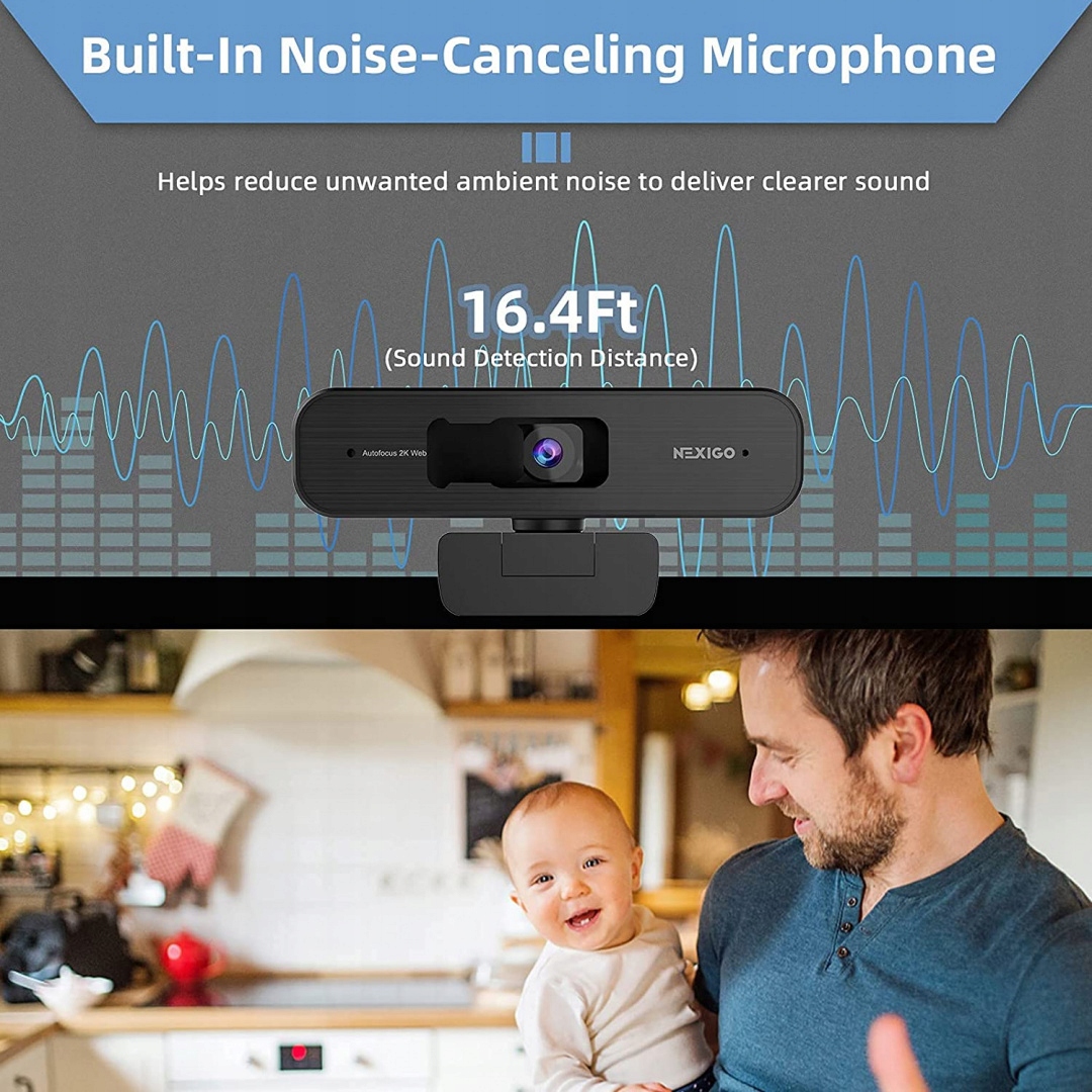 Kamera internetowa NexiGo N940P 2K z pilotem Marka NexiGo