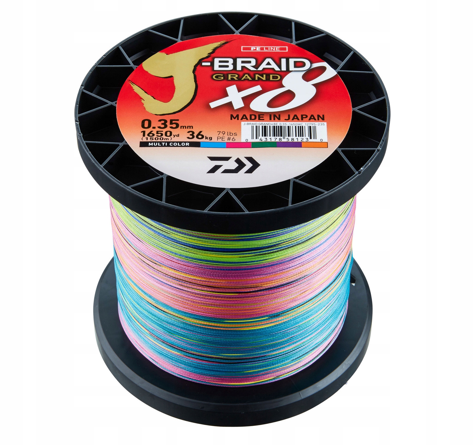 Šňůra Daiwa J-braid Grand MC 1500 m-0,18 mm