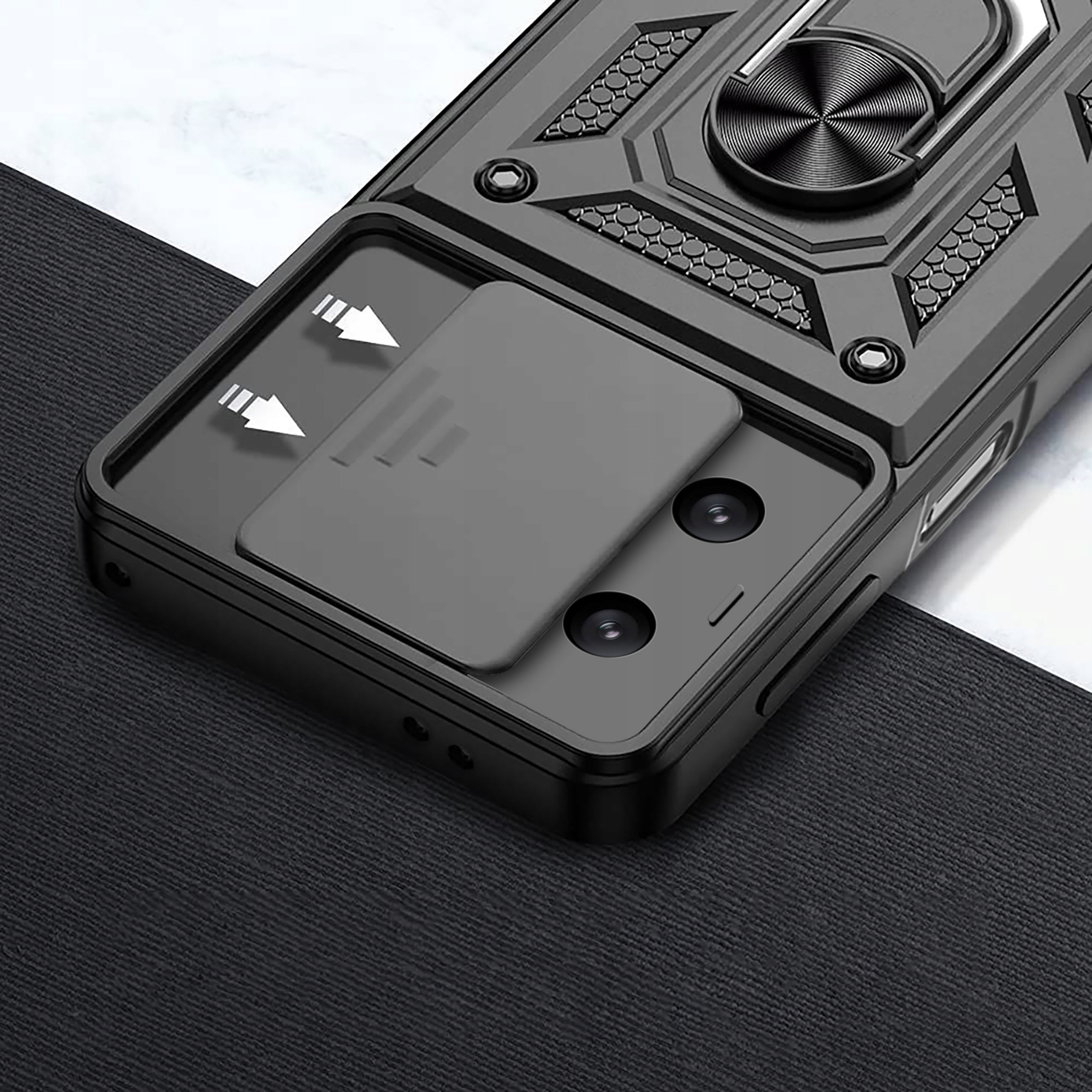 Etui do Xiaomi Redmi Note 13 Pro 5G PANCERNE SLIDE RING CASE + SZKŁO 9H EAN (GTIN) 5905369464768