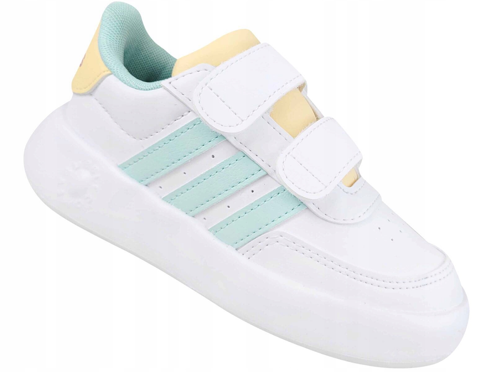 Adidas Breaknet 2.0 Cf IH2386 Buty Dziecięce Trampki Na Rzepy Białe