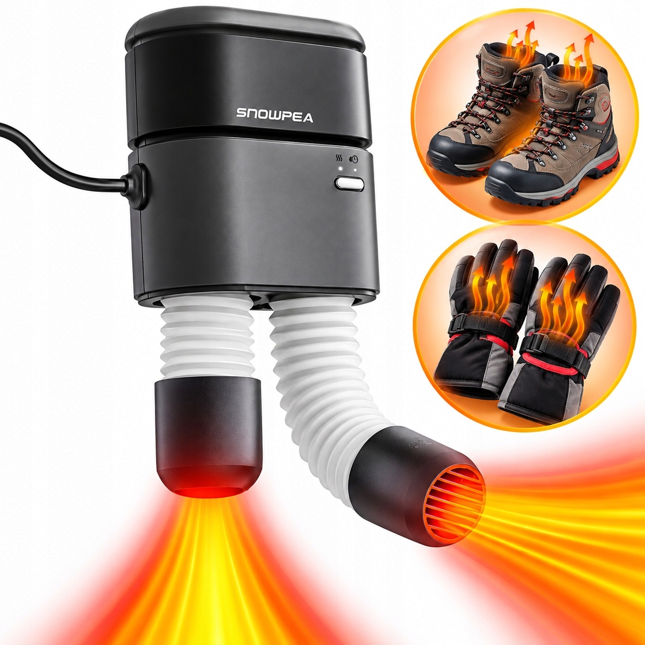 Suszarka do Butów i Rękawiczek 100W 65°C Timer 3/6/9h Snowpea