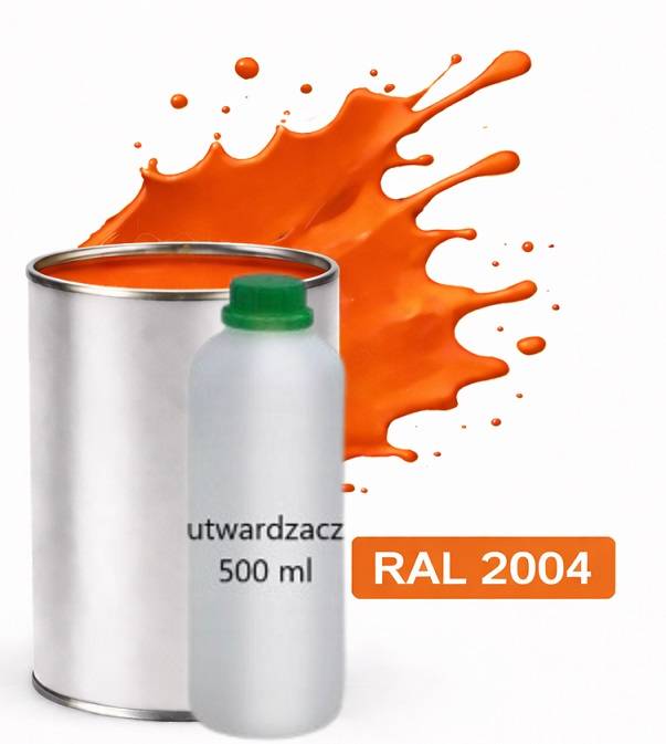 Ral 2004 Polyuretán Akryl 2:1 1 L Lesklý Lak Tužidlo Normal 0,5 L