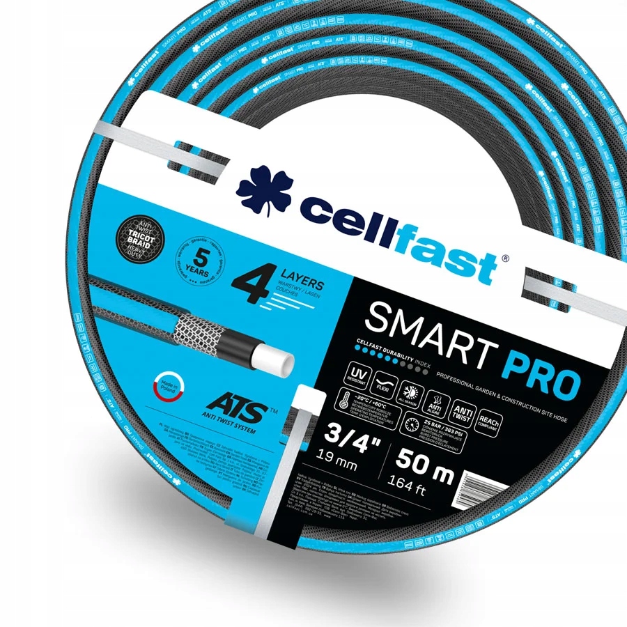Wąż ogrodowy 3/4" 50m Cellfast Smart Pro Ats