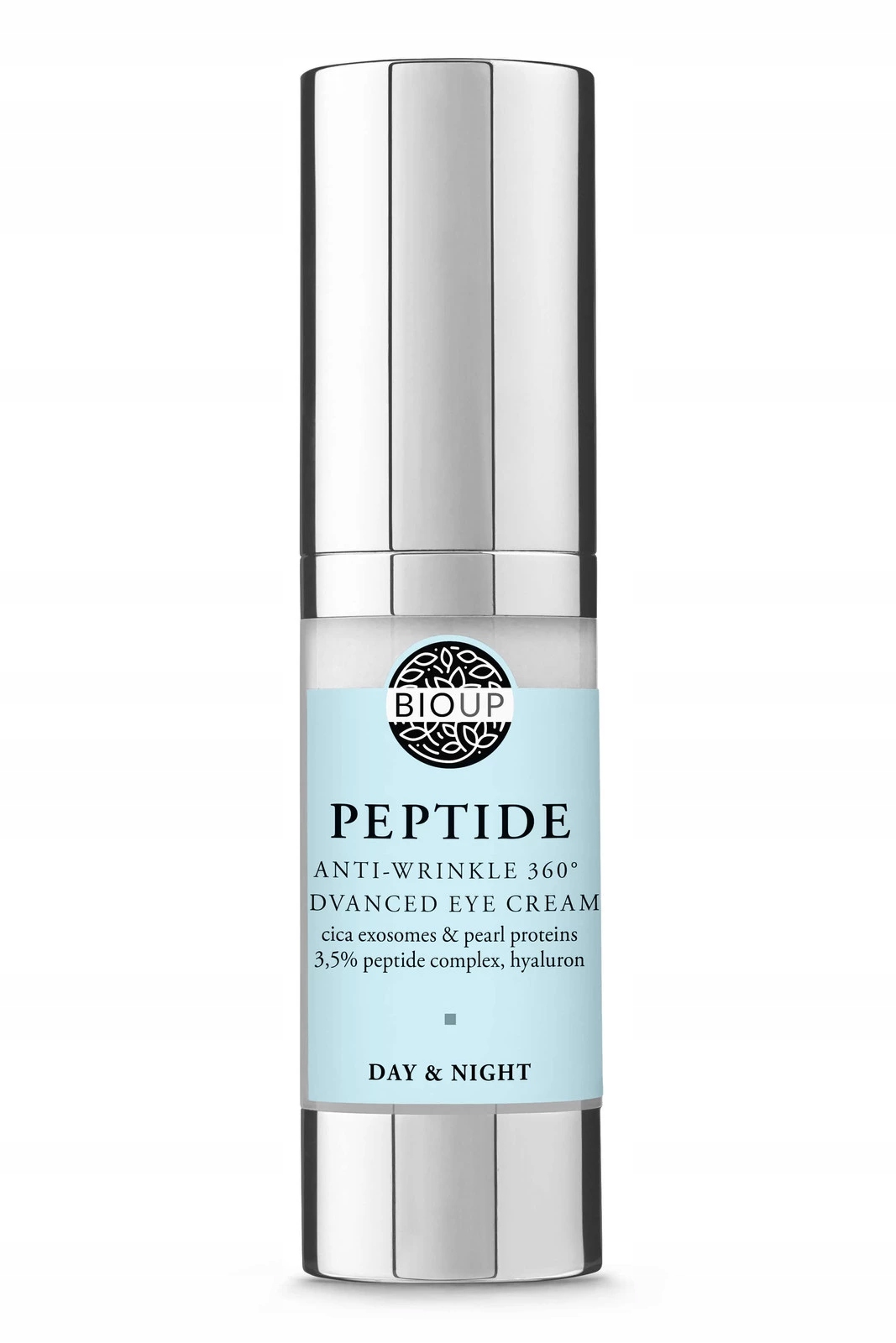 Bioup Krem pod oczy z peptydami, egzosomami i kofeiną Anti-wrinkle 360 15ml