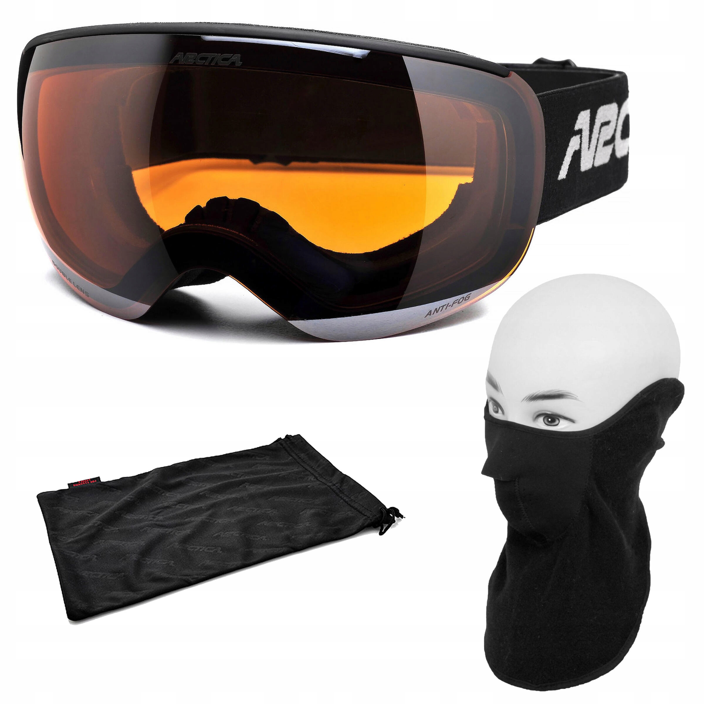 Arctica G111A Lyžařské brýle snowboardové, oranžové, rozjasňující