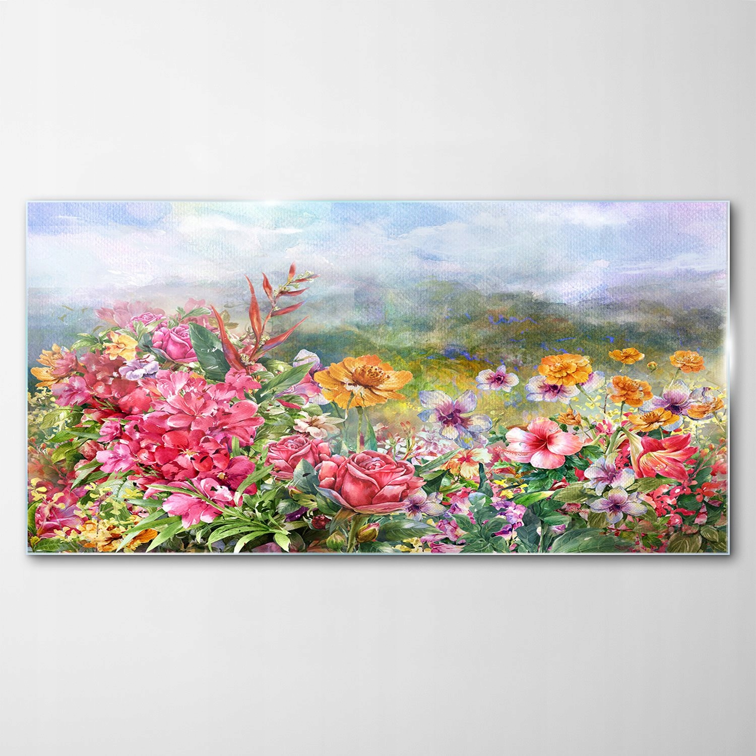 

Hartowany Obraz Szklany Krajobraz Akwarele 100x50