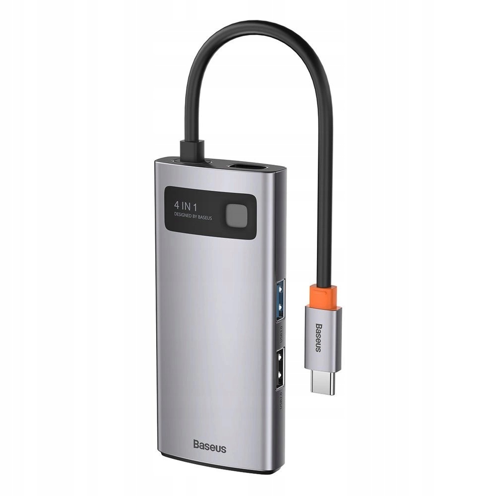 Baseus Metal Gleam 4v1 multifunkční Usb Hub Typ C Usb Typ C