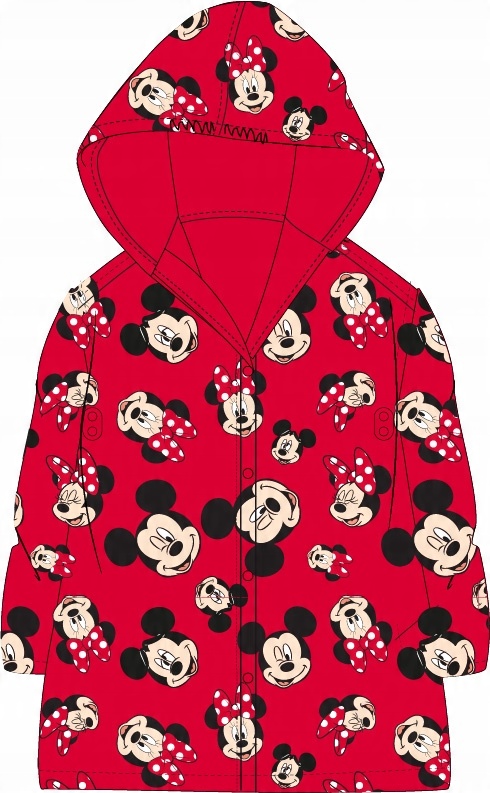 

Płaszcz przeciwdeszczowy Myszka Minnie 128/134 mik