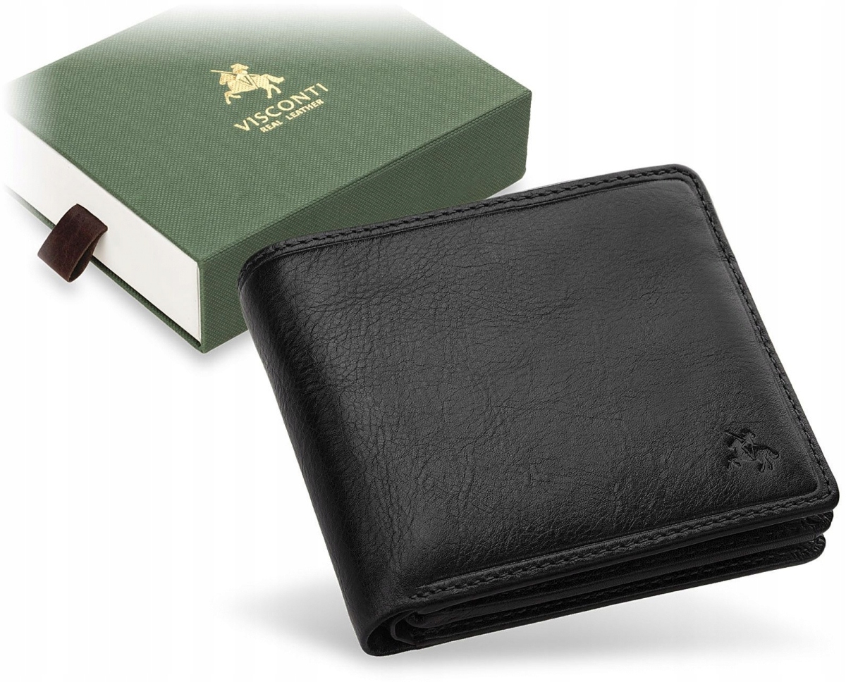 

Portfel Męski Visconti Elegancka Skóra Rfid Secure
