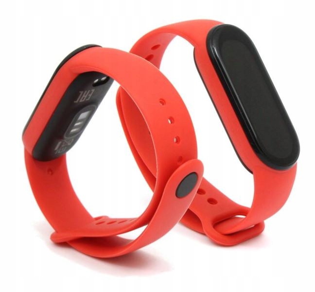 

Opaska pasek do Xiaomi Mi Band 5 6 czerwona
