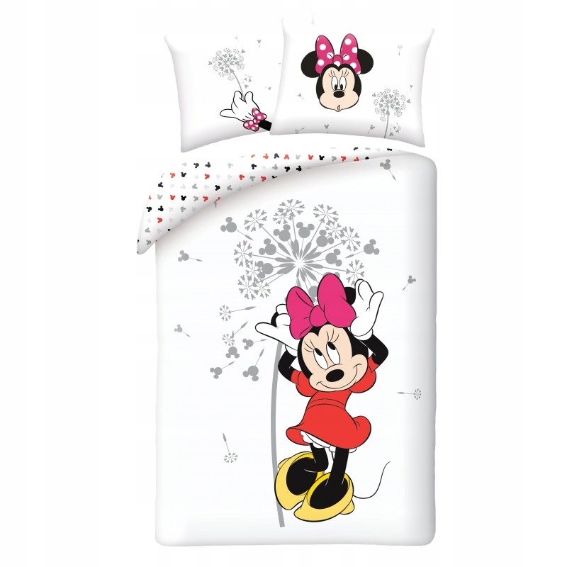 

Pościel Myszka Minnie Mouse Disney Róż 140x200
