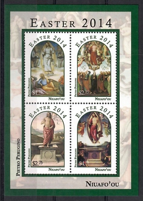 Niuafo'ou 2014 Mi bl 50 Czyste **