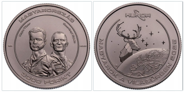 Węgry 2025 3000 FORINT.#455.Space-flight.3725