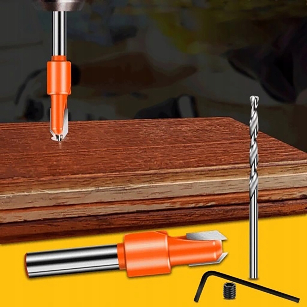 WIERTŁA DO DREWNA Z GZYMKĄ FAZOWNIKIEM 6 PCS Rodzaj wiertła centrujące