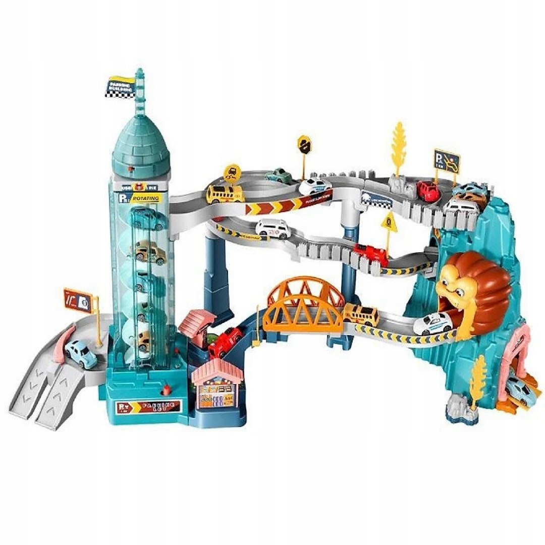 

Tor samochodowy zjeżdżalnia auta winda lew 5503A