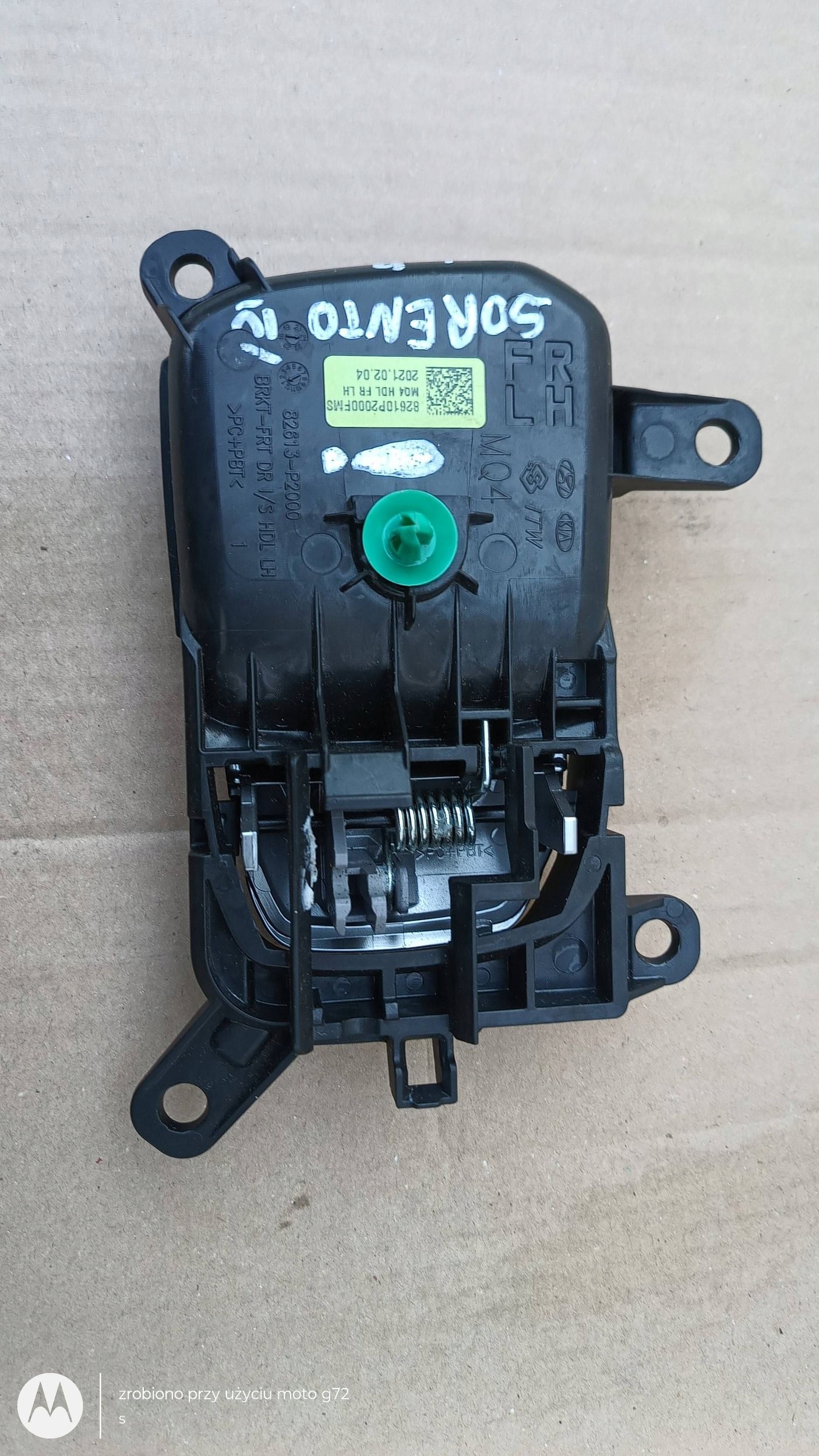 KIA SORENTO IV MQ4 82613P2000 inner left front handle