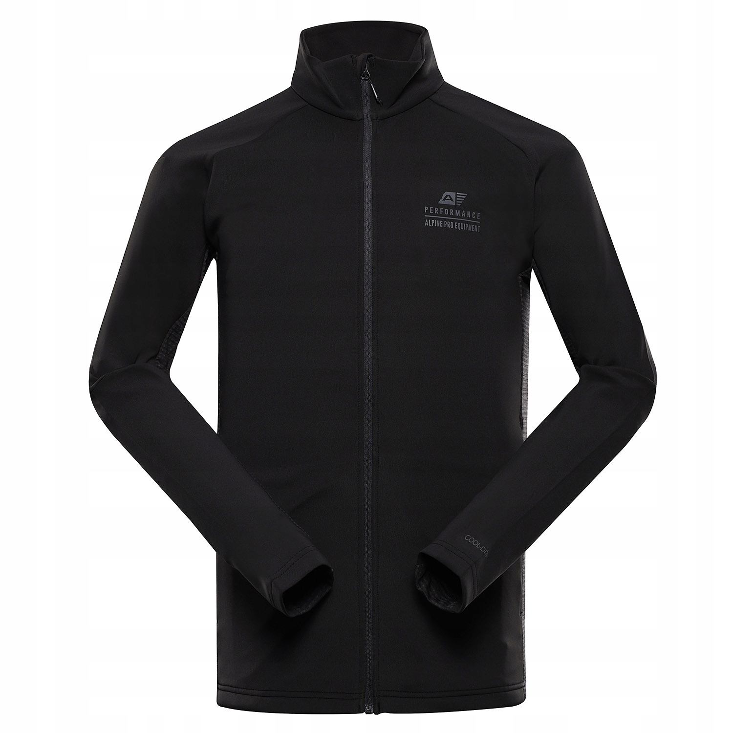 Alpine Pro Męska bluza turystyczna szybkoschnąca Goll 2 k.czarny r.XL