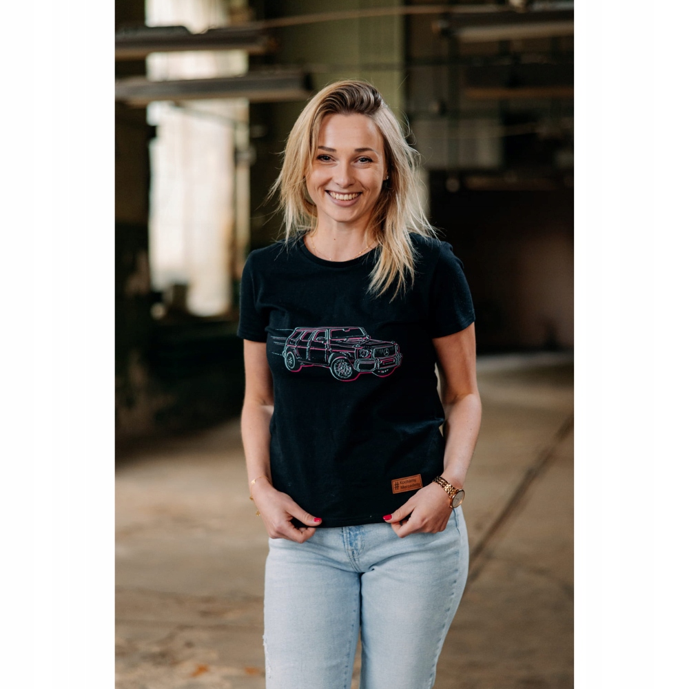 KOSZULKA DAMSKA MERCEDES #KOCHAMYMERCEDESY - L Stan opakowania oryginalne