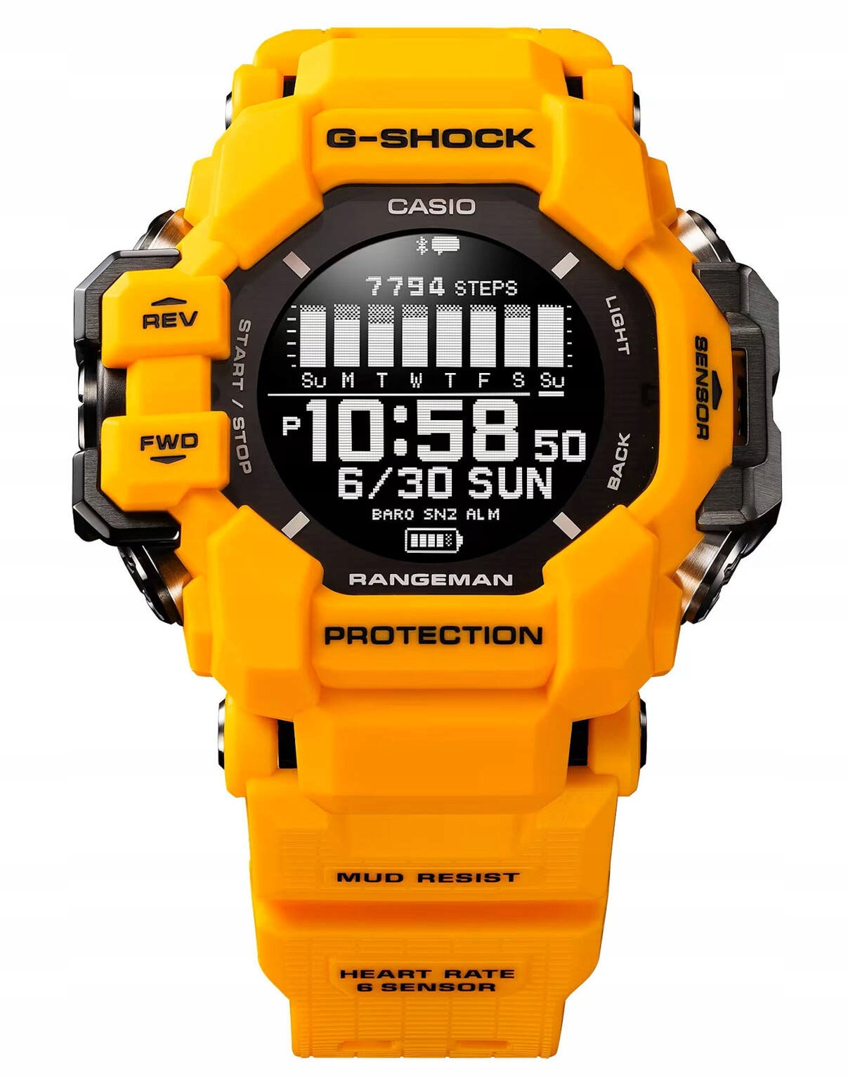 Chytré Hodinky Casio G-shock Land Rangeman GPR-H1000 -9ER Gps Tepová Frekvence Tréninky