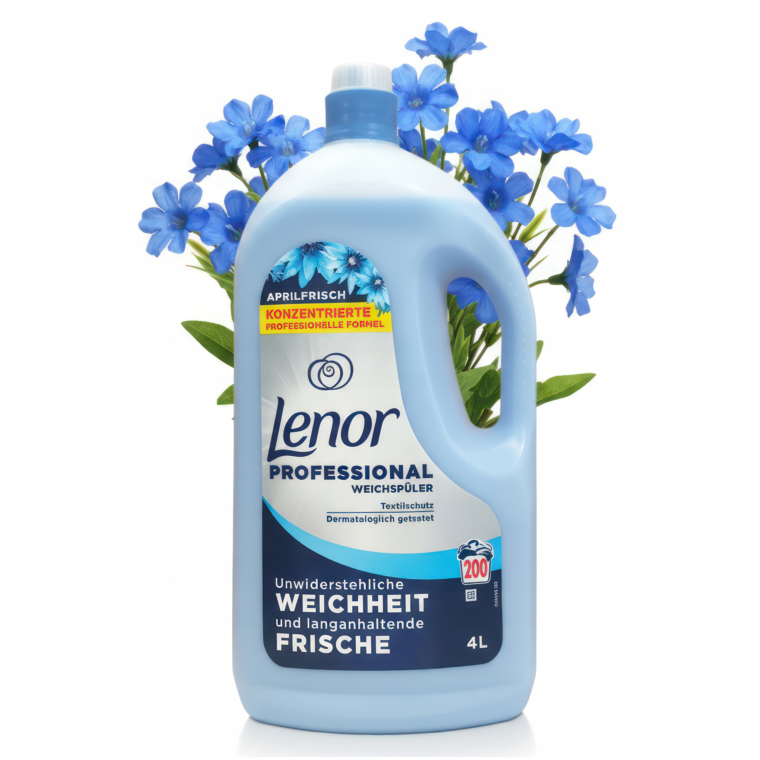 PŁYN DO PŁUKANIA TKANIN UBRAŃ LENOR PROFESSIONAL 200 PRAŃ APRILFRISCH 4L