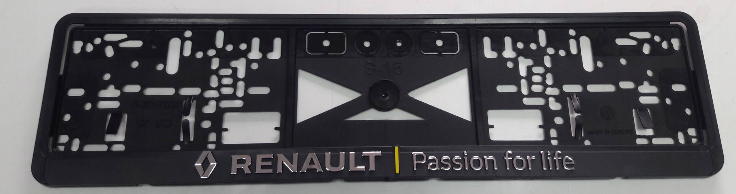 RAMKA TABLICY REJESTRACYJNEJ 3D RENAULT PASSION