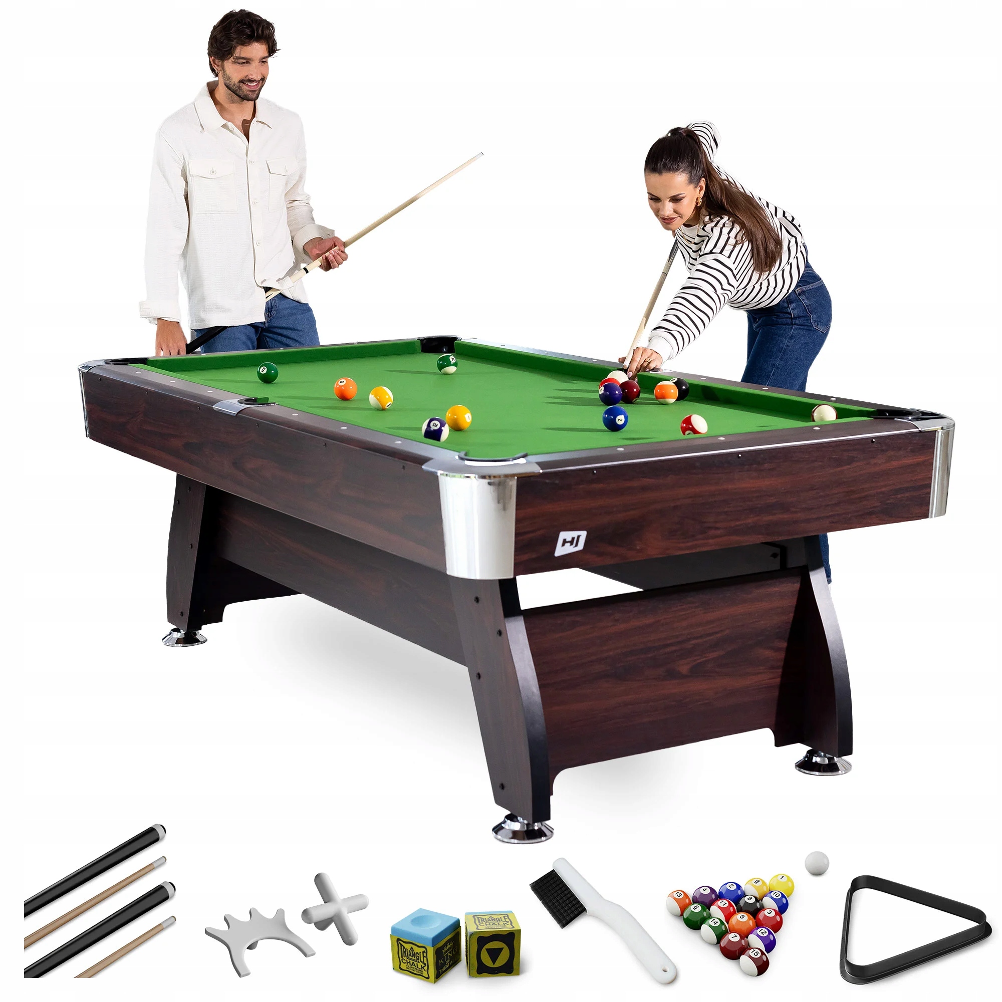 Kulečníkový stůl 8 Ft včetně koulí, 4 ks tága a všech doplňků