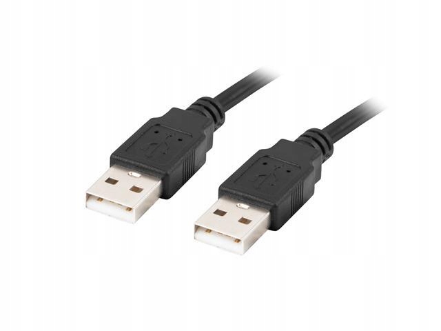 Lanberg Kabel Usb Przewód Am Am 1M Do Komputer Pc Laptop Drukarka